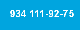 934 111-92-75 934 111-92-75
